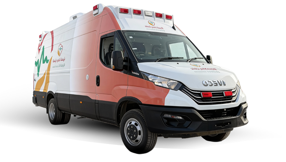 منصات العيادات المتنقلة والوحدات الطبية لدينا