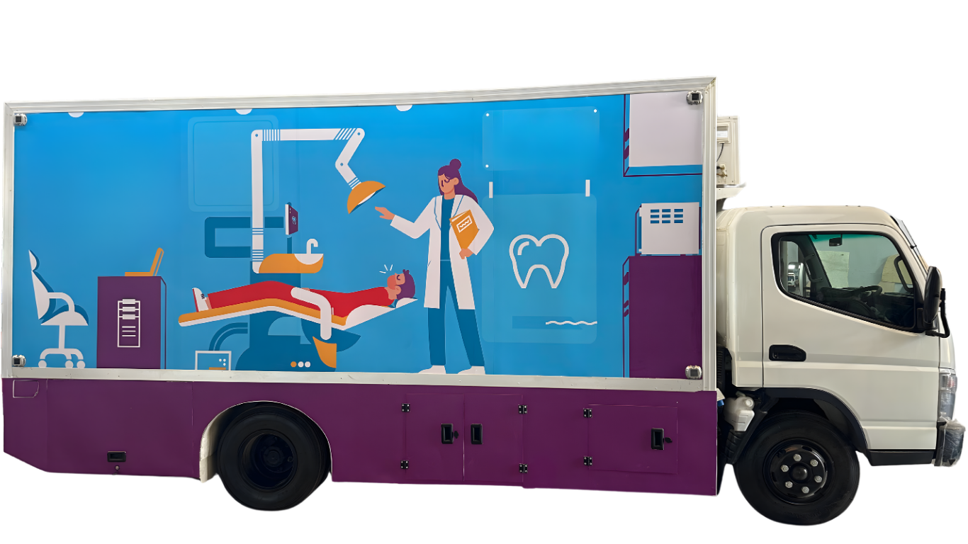 مستشفيات متنقلة على الشاحنات