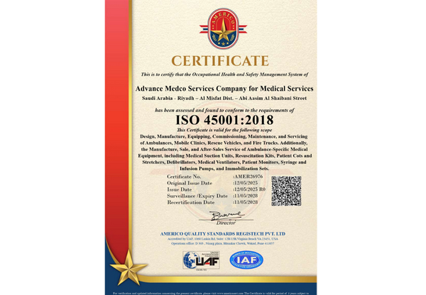 ISO 45001:2018 – Occupational Health & Safety